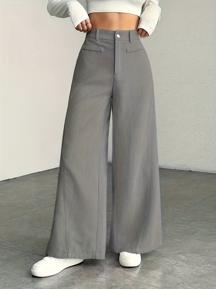 Nadine | Pantalón tiro alto pierna ancha