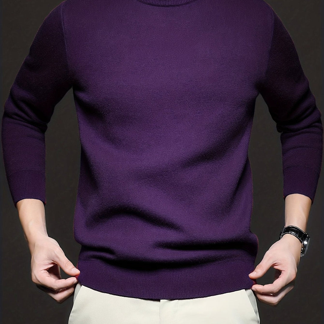 Ronald | Sweater cuello subido para hombre