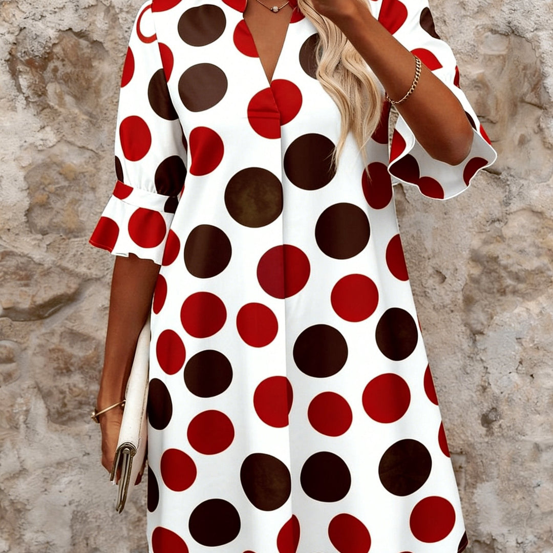 Julieta | Vestido corto de lunares