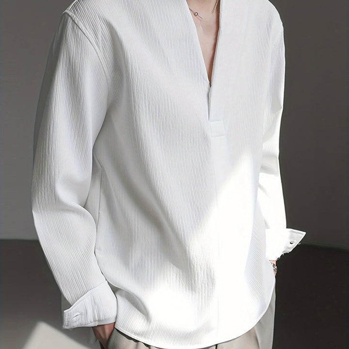 Pedro | Camisa cuello V sin cuello