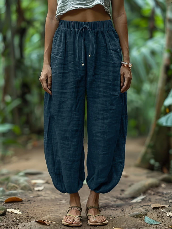 Alfonsina | Pantalón globo con cordón ajustable
