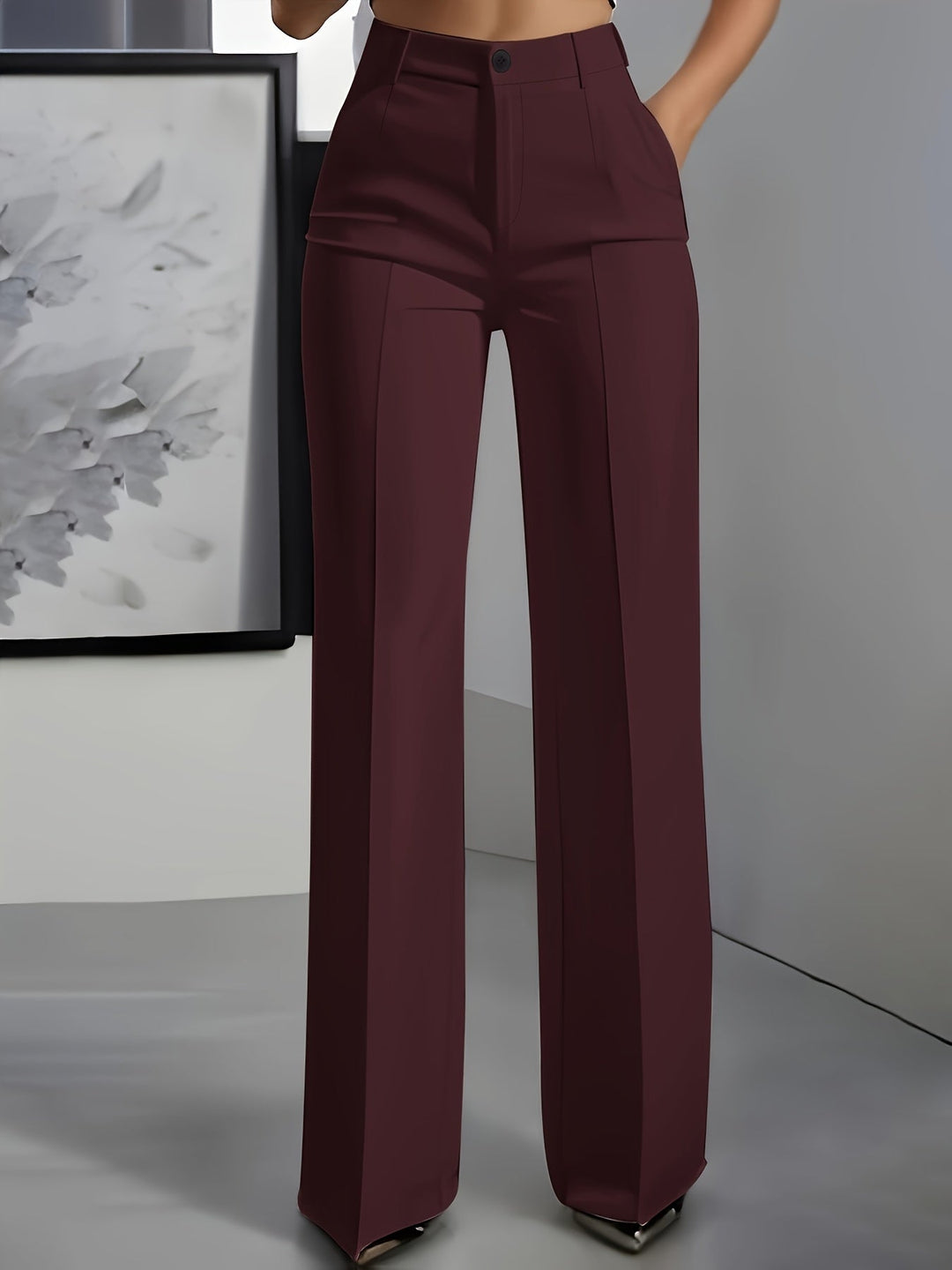 Sonia | Pantalón de vestir pierna ancha