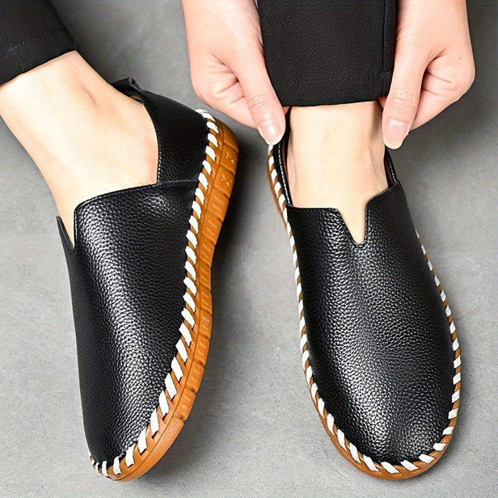 Alan | Mocasines slip-on con costura a mano