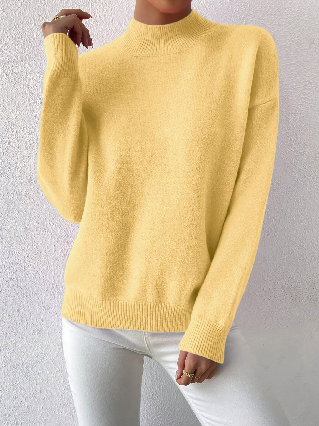 Sandra Andrea | Sweater cuello mock
