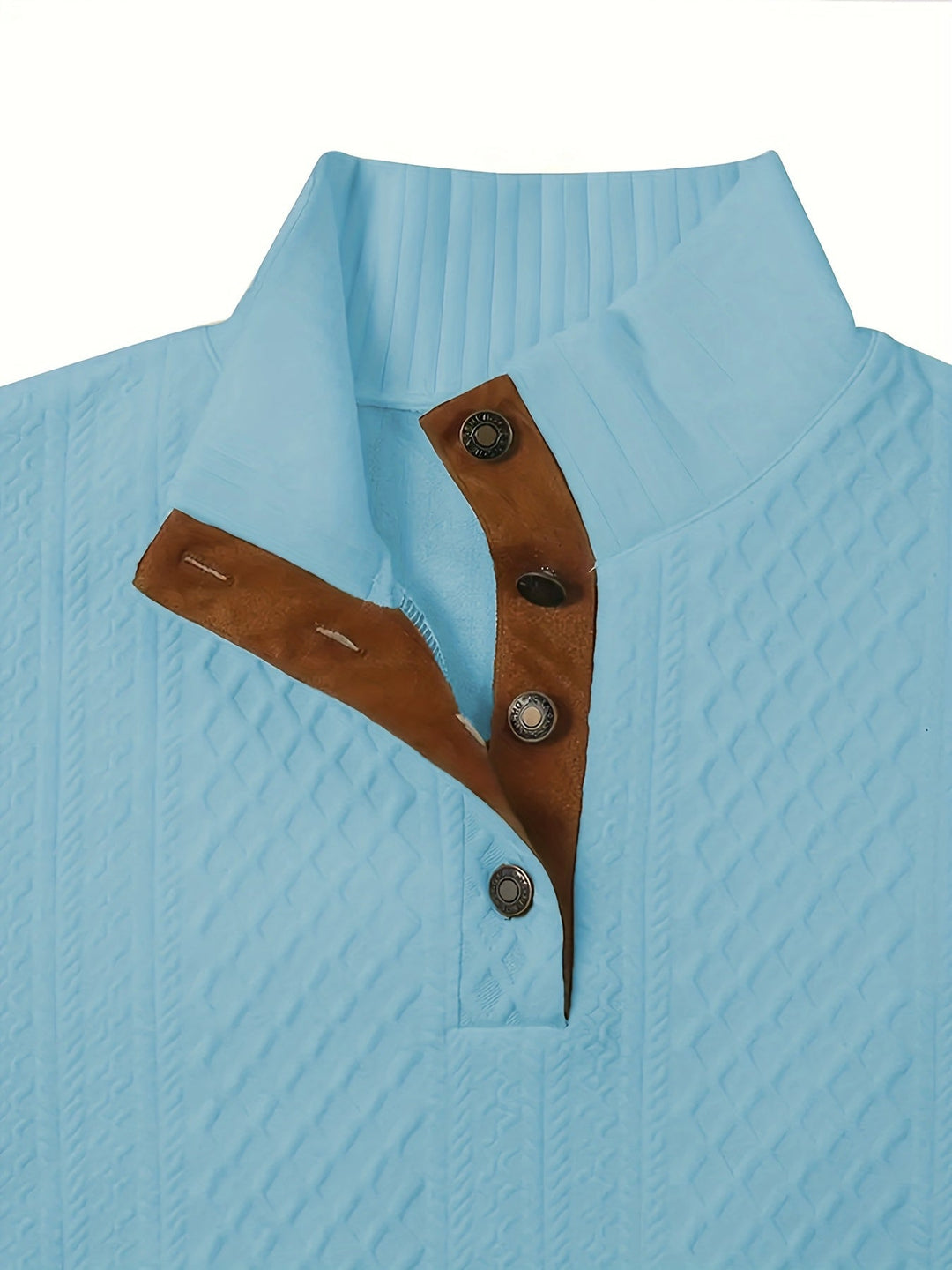 Recaredo | Sweater de cuello alto con botones