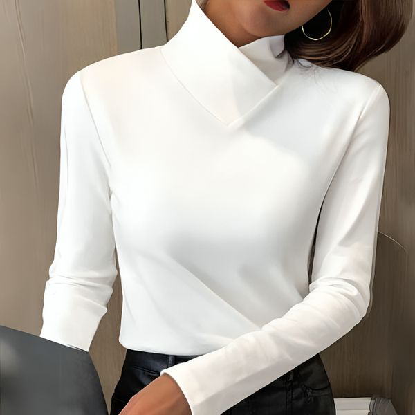 Elena | Suéter de Cuello Alto Elegante