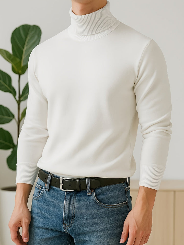 Agustín | Sweater cuello alto de hombre