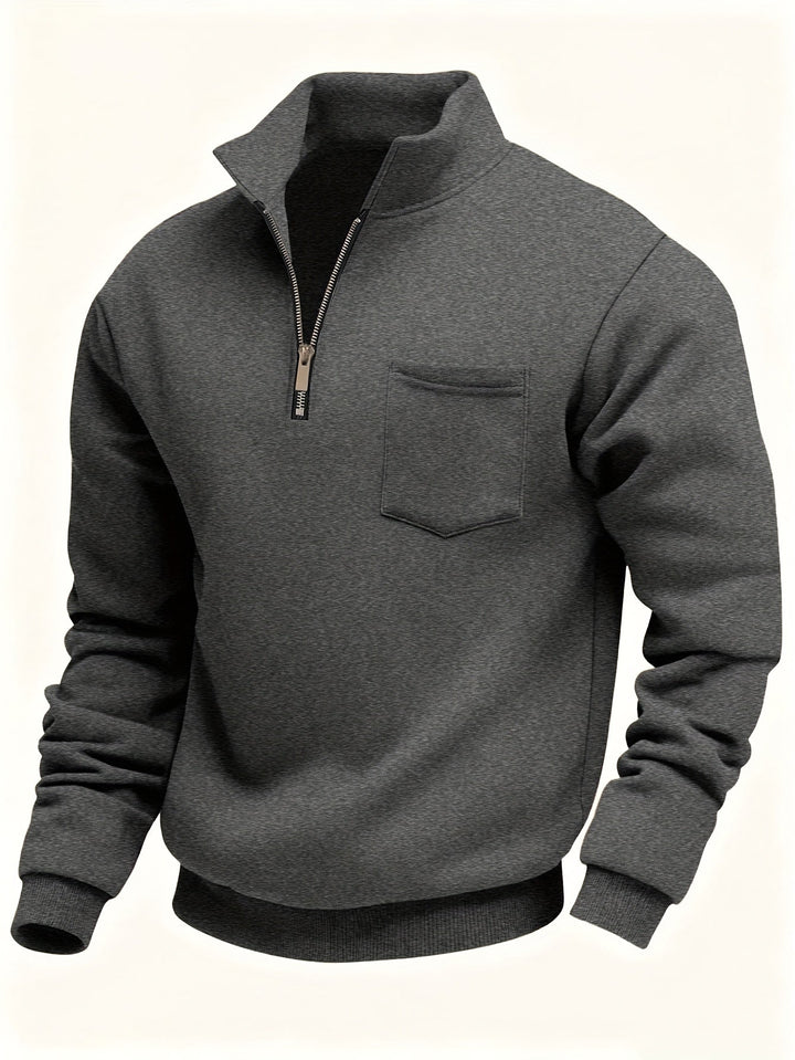 Genaro | Sweater medio cierre