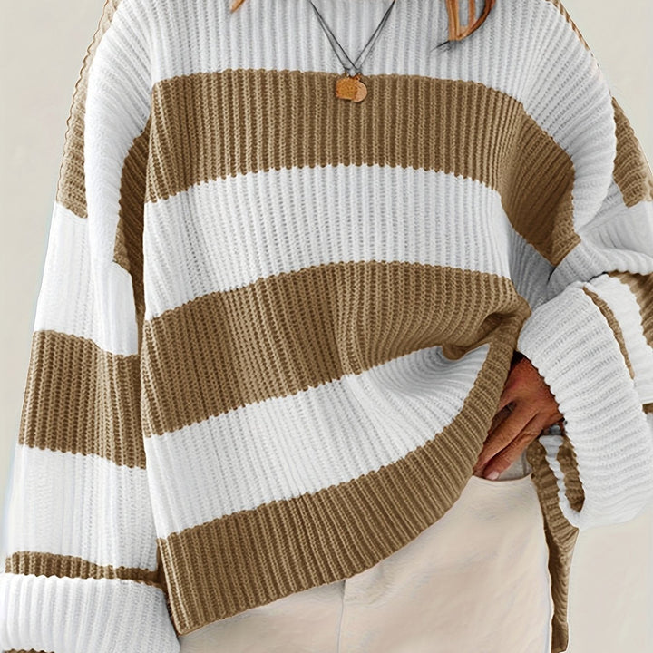 María Graciela | Sweater tejido a rayas holgado
