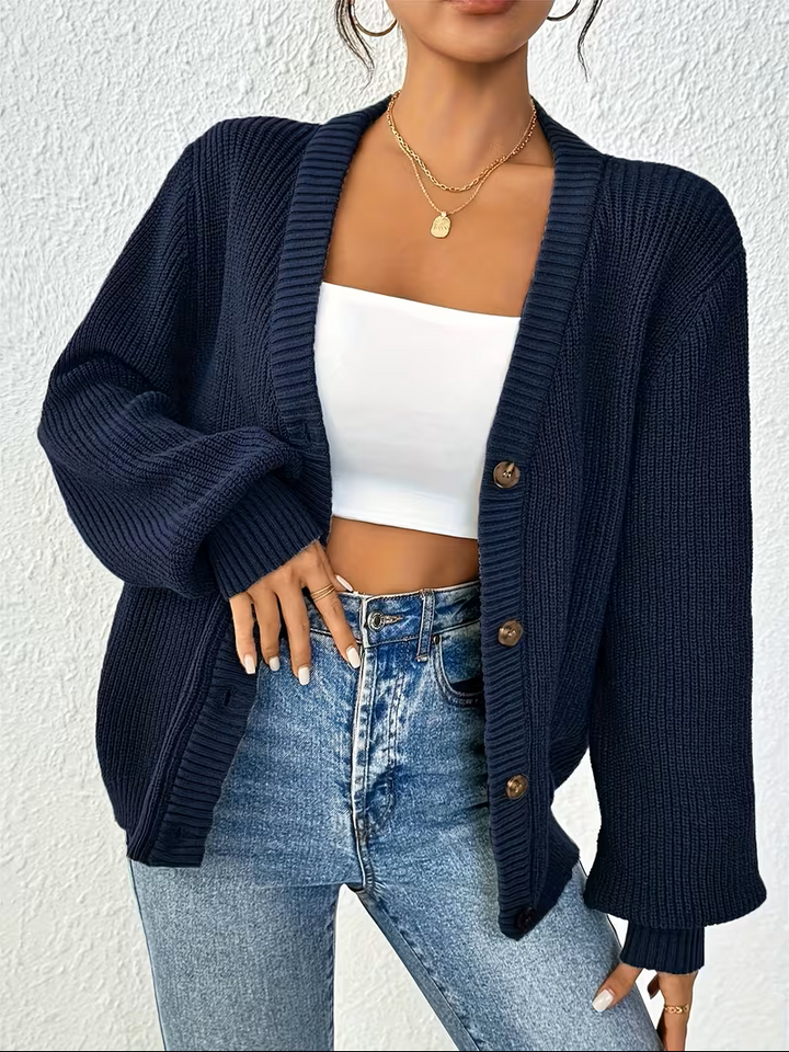 Ámbar Sofía | Cardigan amplio con botones