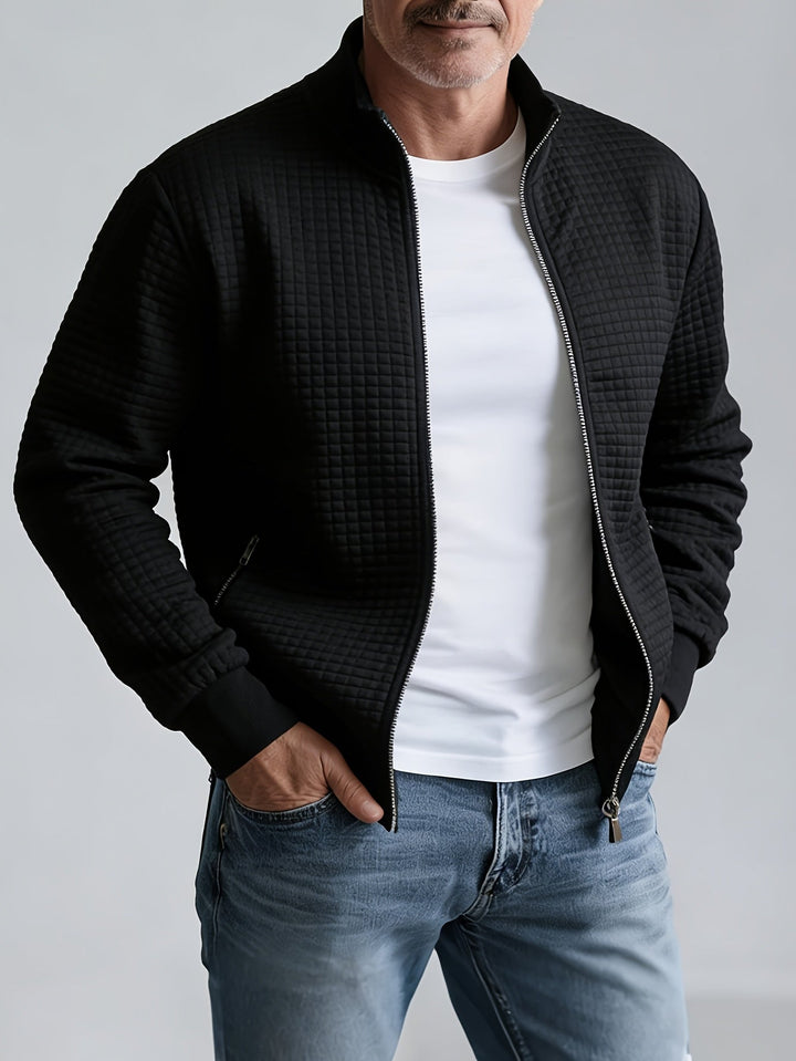 Colihuinca | Chaqueta con cierre y textura en relieve