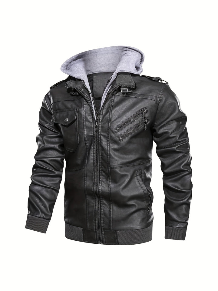 Paulino | Chaqueta moto con capucha