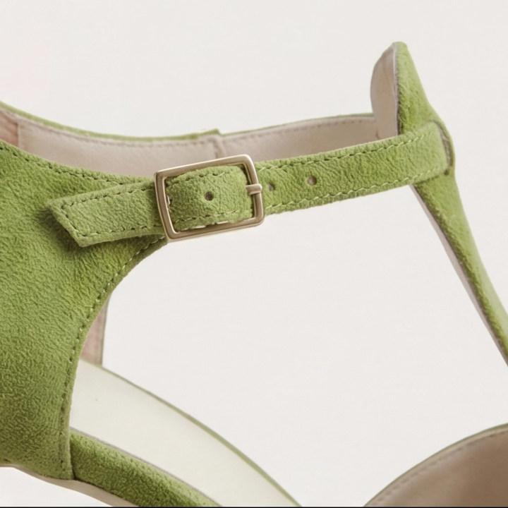 Jackeline | Zapatos de taco con tira y punta cerrada