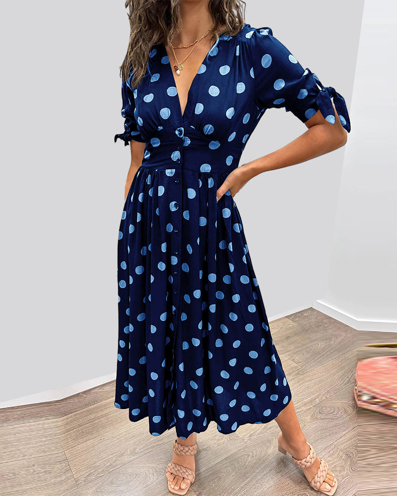 Anna | Vestido de Lunares Femenino y Chic