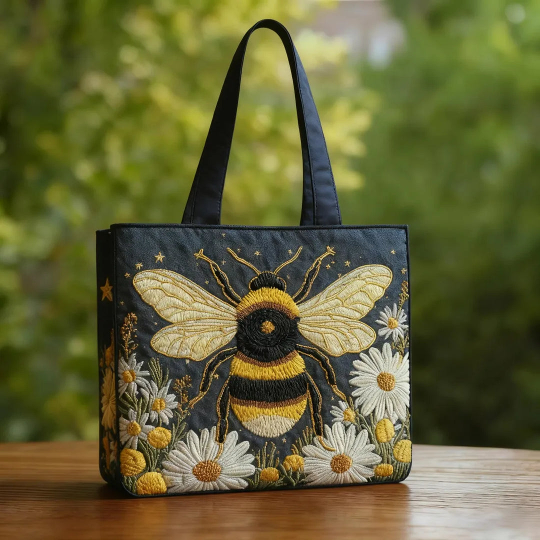 Jeannette | Bolso tote con arte de abeja