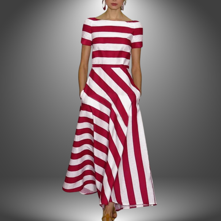 Emelí | Vestido largo a rayas