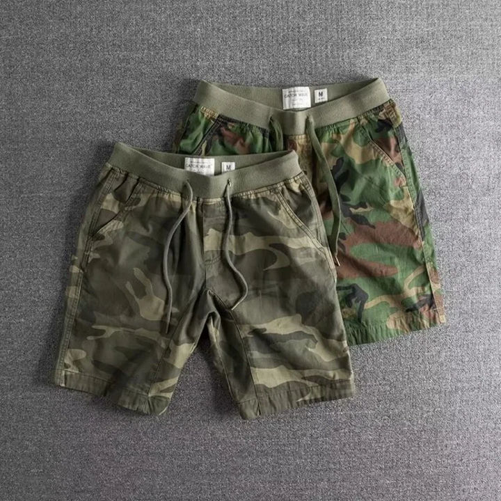 Benjamín | Short camuflado holgado