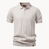 Ferdinando | Camisa de punto con textura lineal
