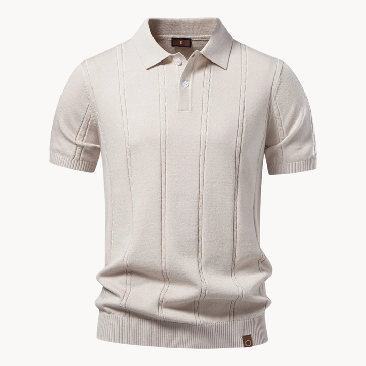 Ferdinando | Camisa de punto con textura lineal