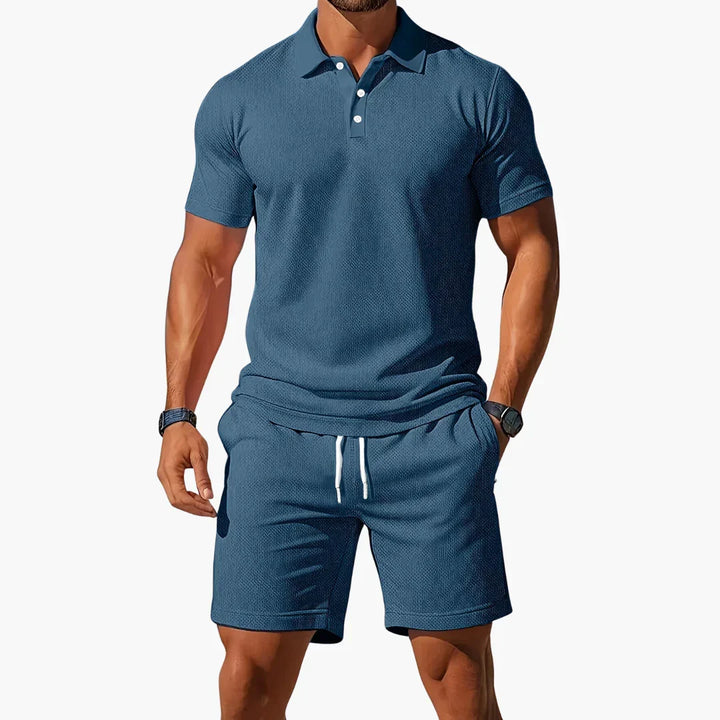 David | Conjunto de polo y short para hombre