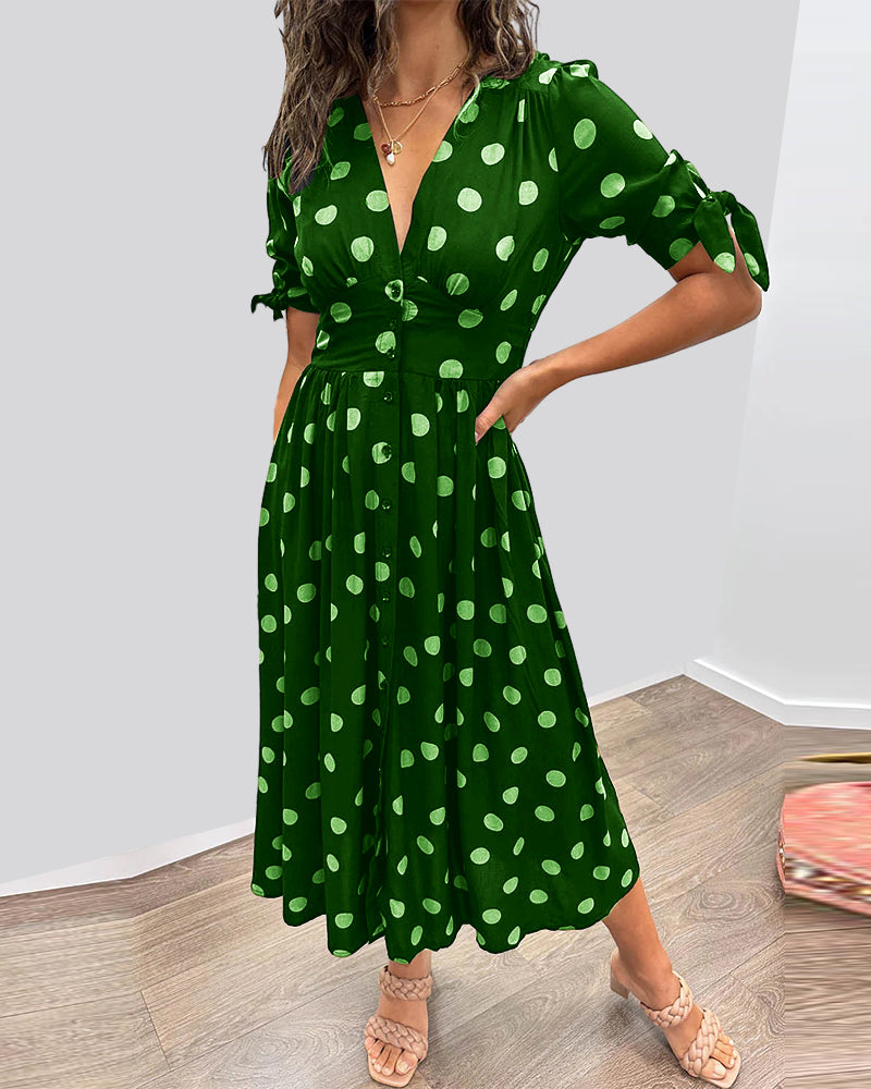 Anna | Vestido de Lunares Femenino y Chic
