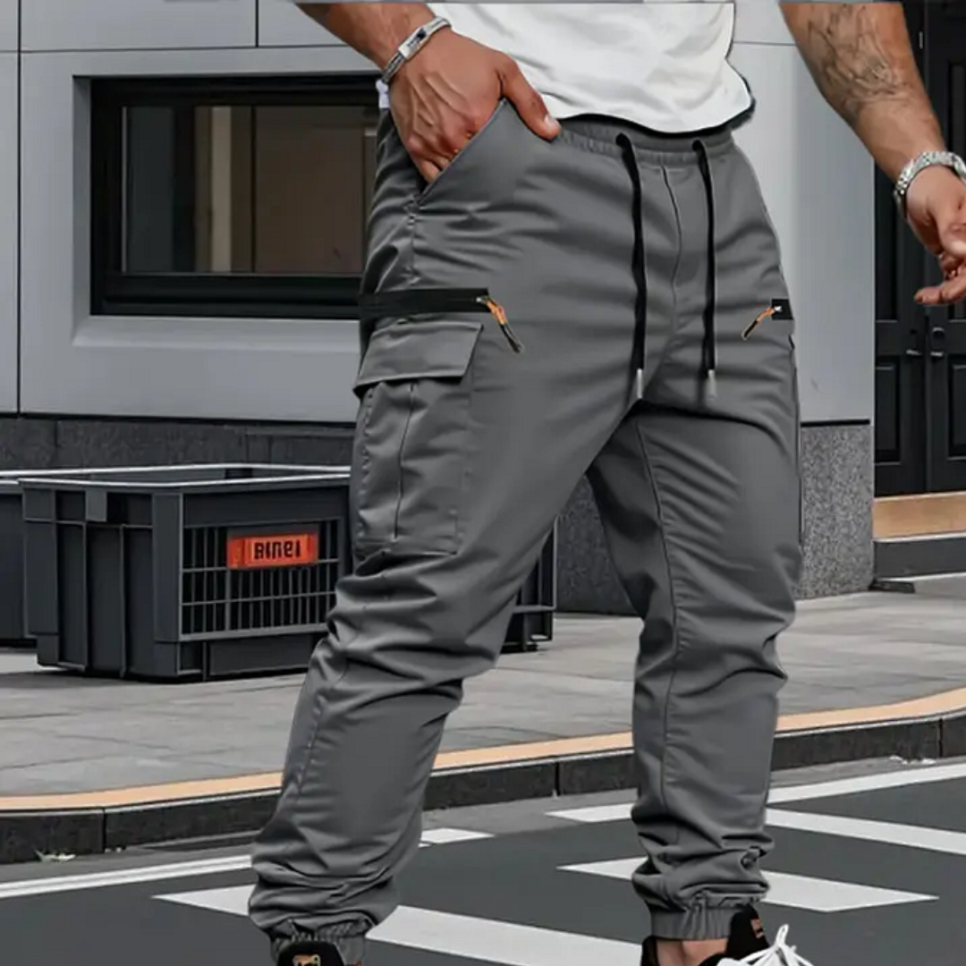 Jhon | Pantalón cargo elasticado