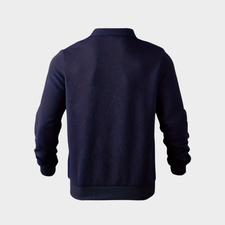 Florencio | Sweater texturado con medio cierre