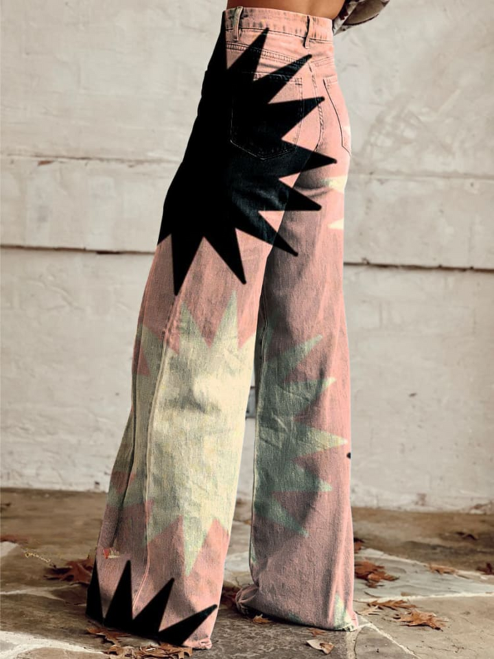 Catalina Paz | Pantalón bohemio de tiro alto