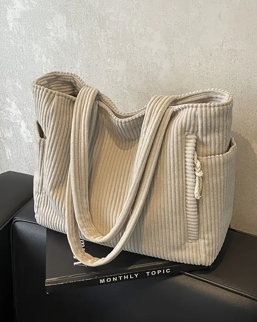 Elisa | Bolsa de Mano con Detalle de Cordón