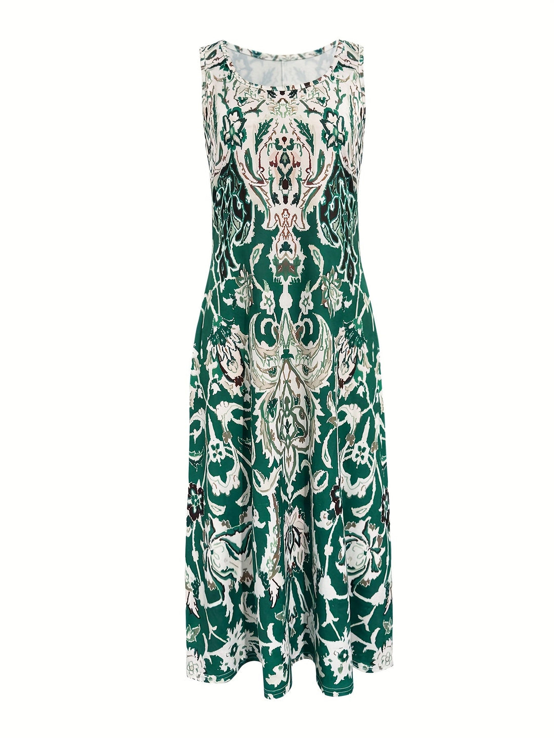 Jocelyn | Vestido largo floral sin mangas