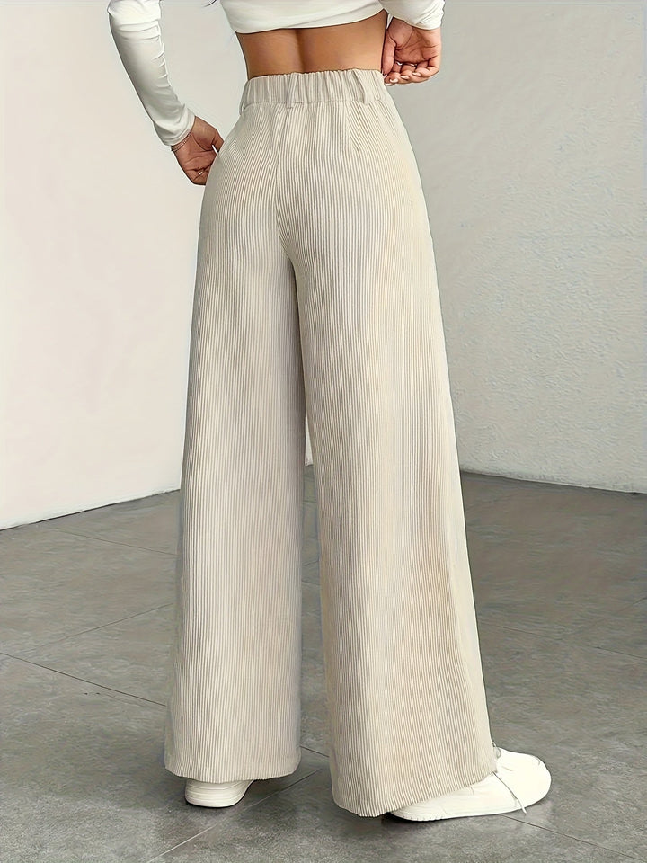 Nadine | Pantalón tiro alto pierna ancha