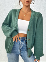 Ámbar Sofía | Cardigan amplio con botones