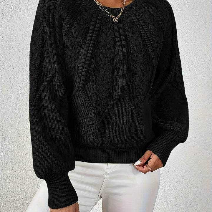 Sarita | Sweater de punto trenzado holgado