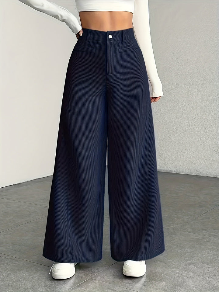 Oriana | Pantalón de tiro alto pierna ancha