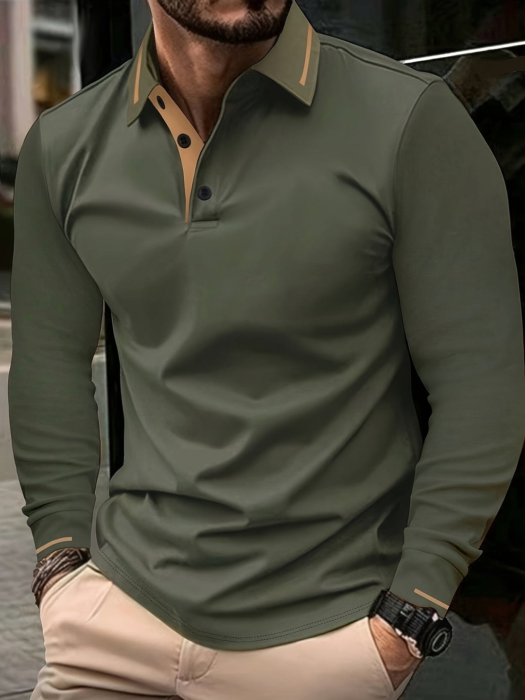 Godofredo | Polera polo manga larga