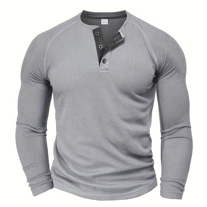 René | Polera henley manga larga