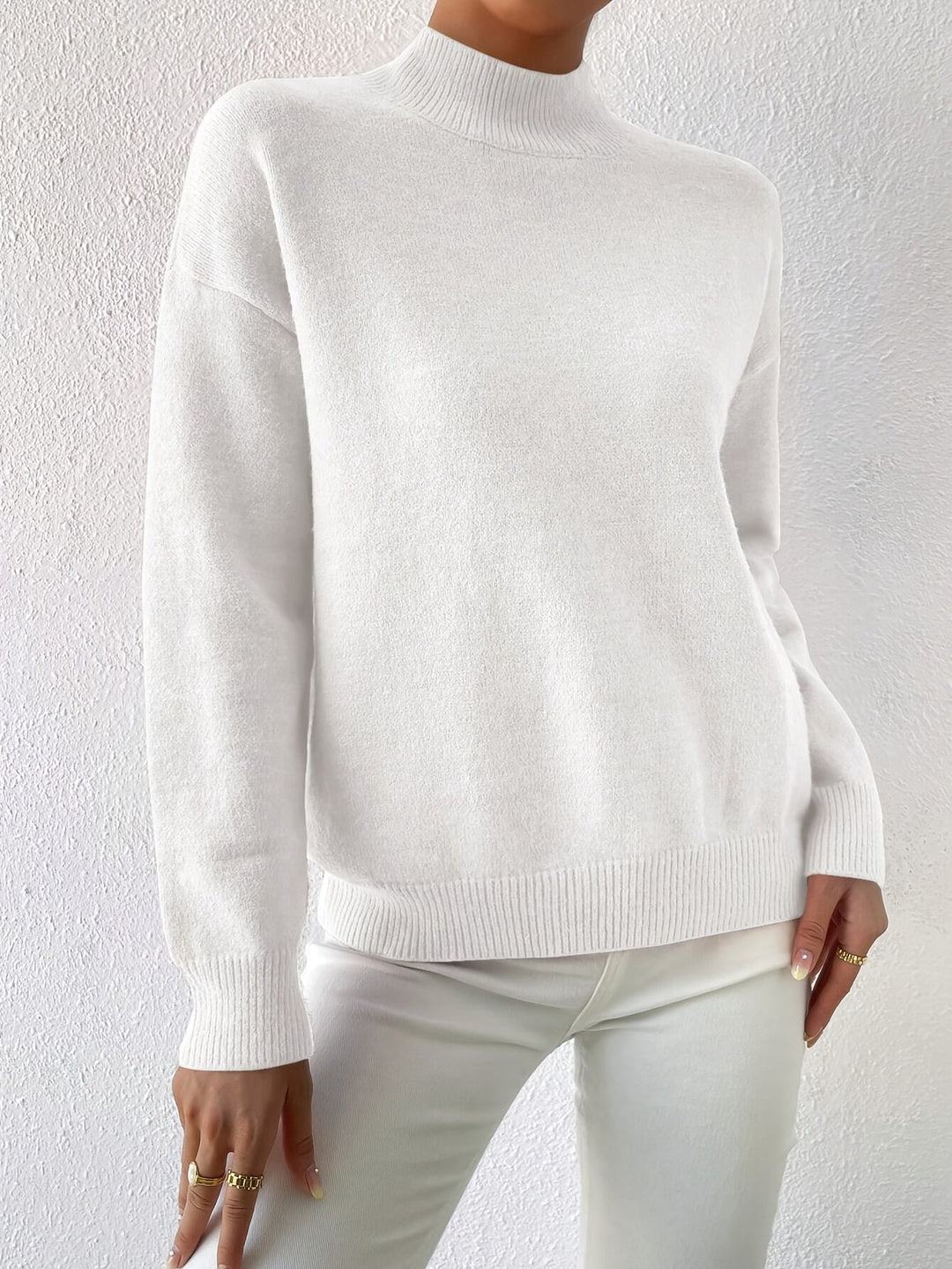 Sandra Andrea | Sweater cuello mock