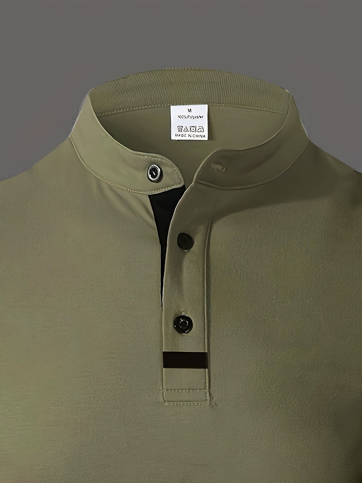Jesús | Polera henley manga larga