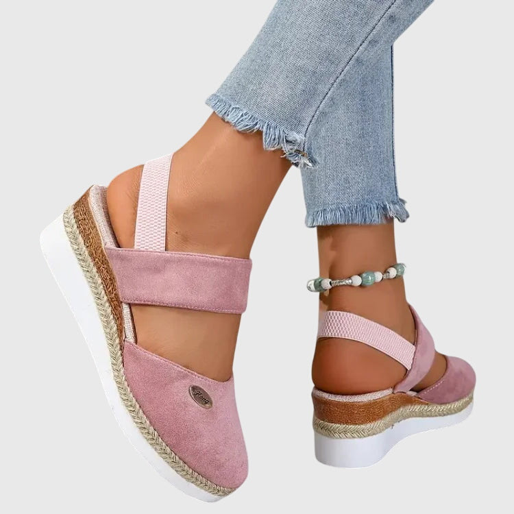 Jimena | Sandalias con plataforma acolchada