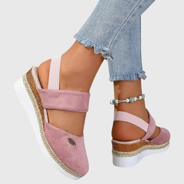 Jimena | Sandalias con plataforma acolchada