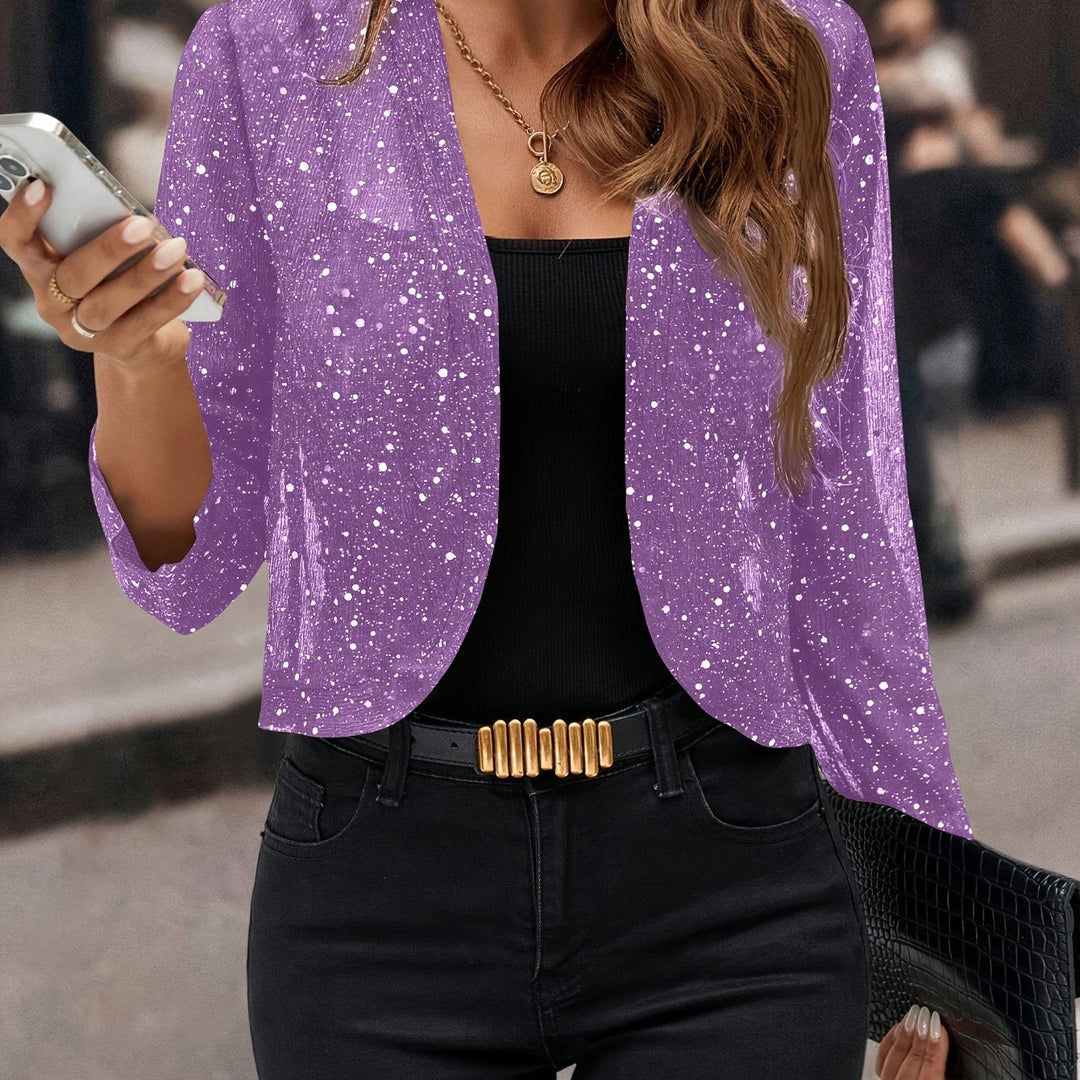 Ayaní | Chaqueta corta con brillo