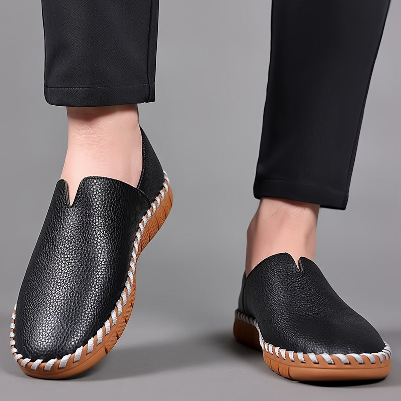 Alan | Mocasines slip-on con costura a mano