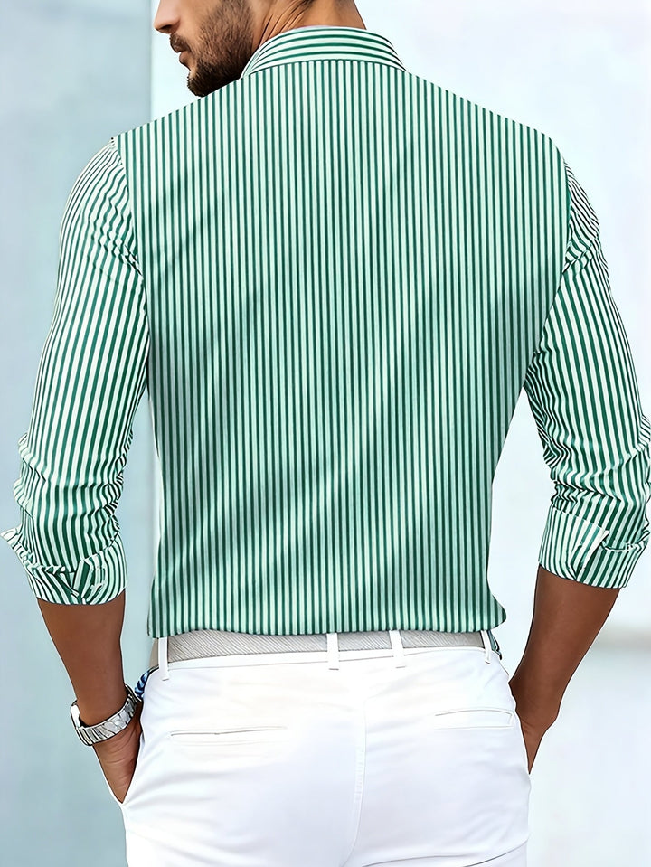 Felipe | Camisa de rayas manga larga