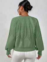 Sarita | Sweater de punto trenzado holgado