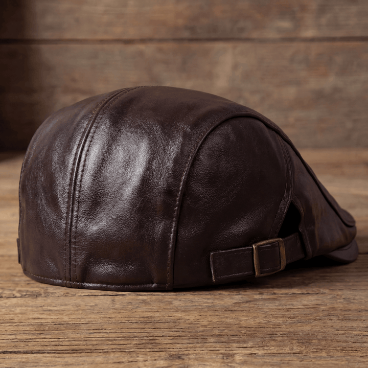 Carlos | Boina vintage efecto cuero
