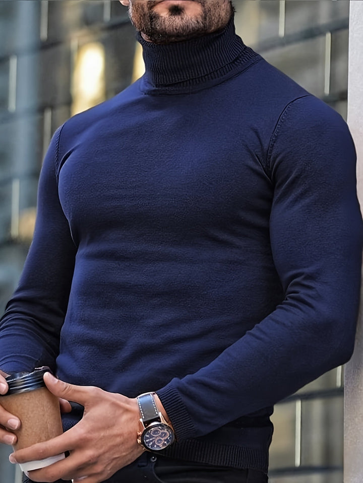 Romualdo | Sweater cuello alto entallado
