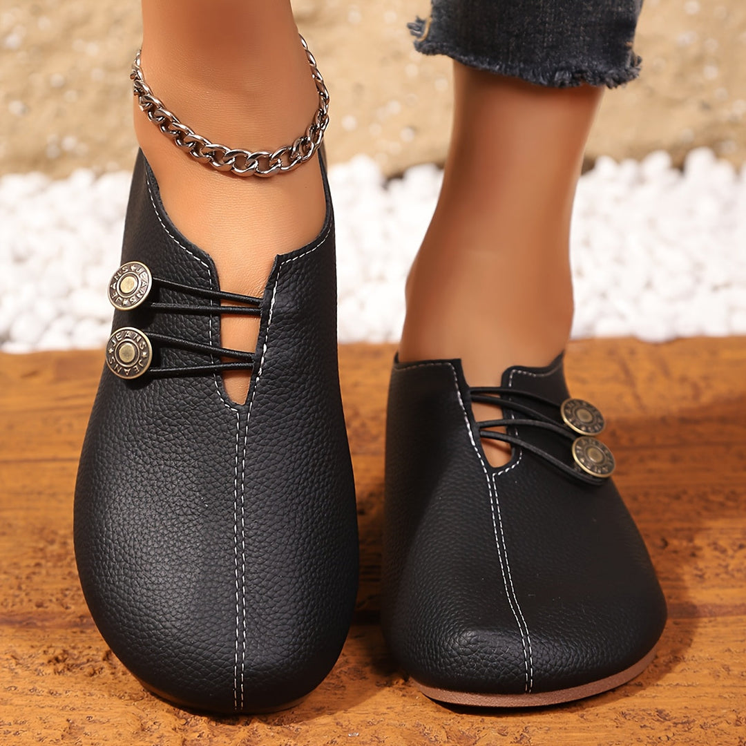 Cristal | Mocasines planos sin cordones