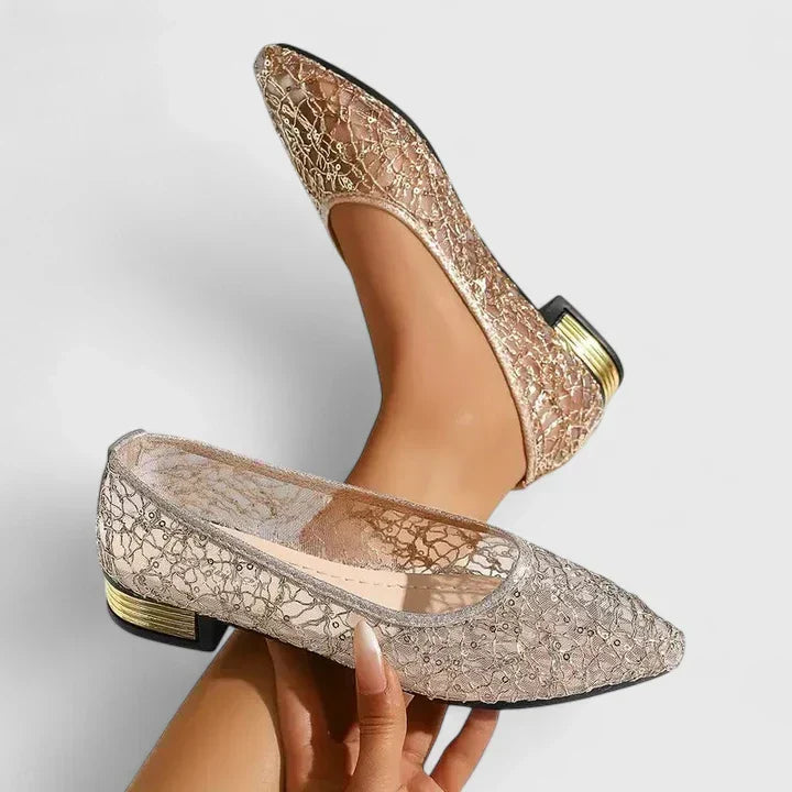 Mónica | Ballerinas de encaje en punta