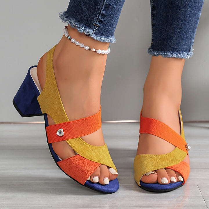 Otilia | Sandalias de taco bajo con plataforma estable