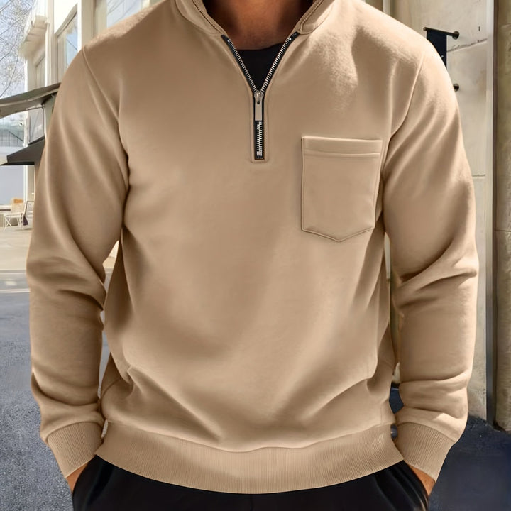 Genaro | Sweater medio cierre